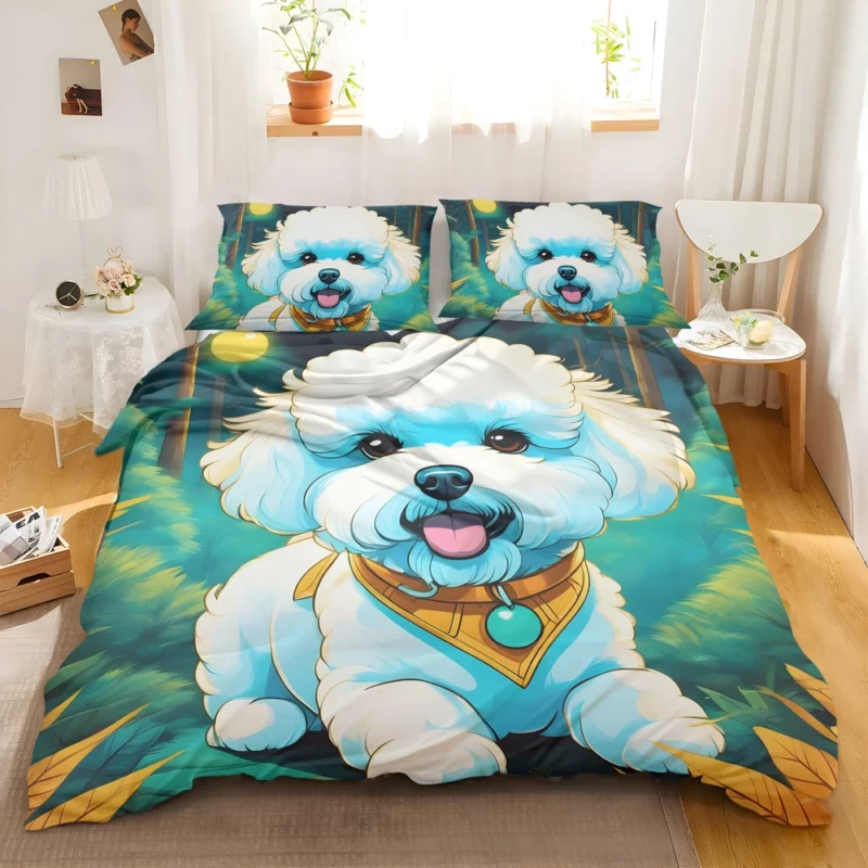 Bichon Frise Dog Intelligent Charm Bedding Set 2