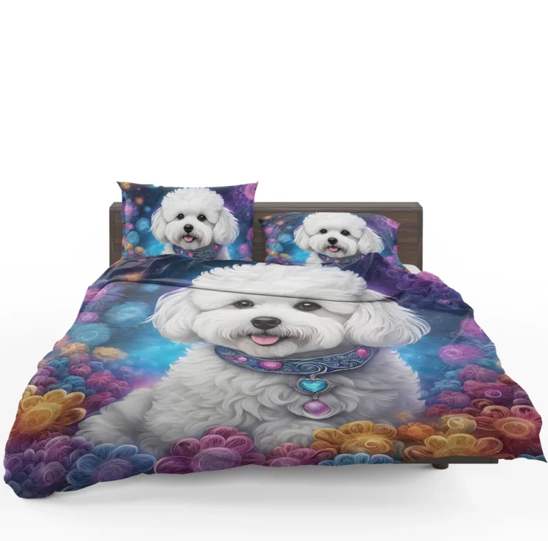 Bichon Frise Dog The Furry Philosopher Bedding Set 1