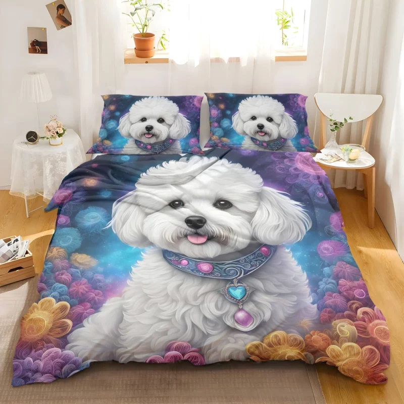 Bichon Frise Dog The Furry Philosopher Bedding Set 2