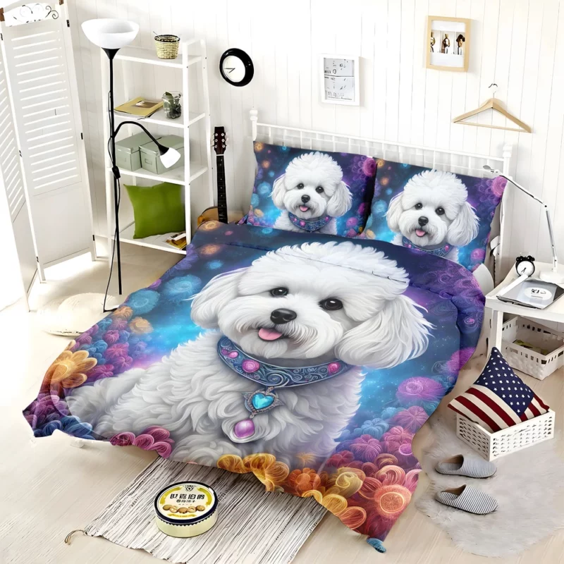 Bichon Frise Dog The Furry Philosopher Bedding Set