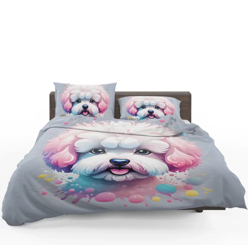 Bichon Frise Dog Trusted Companion Bedding Set 1