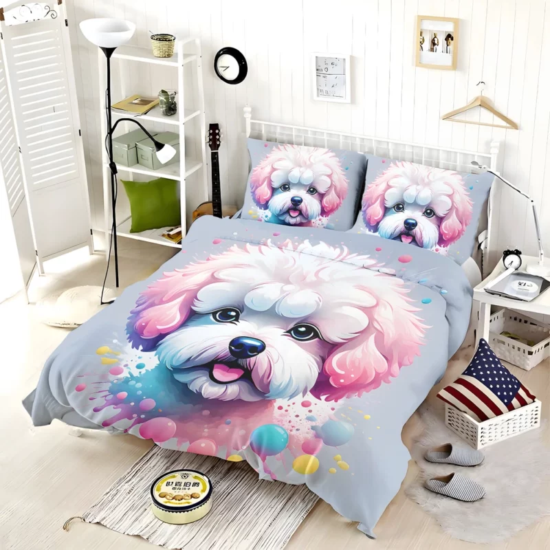 Bichon Frise Dog Trusted Companion Bedding Set