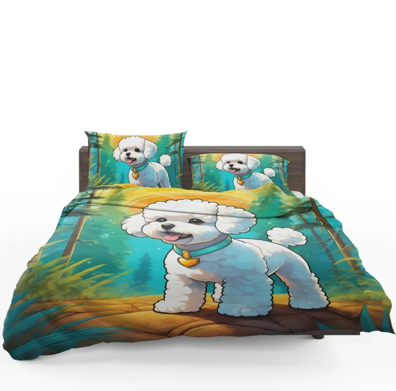 Bichon Frise Dog Versatile Partner Bedding Set 1