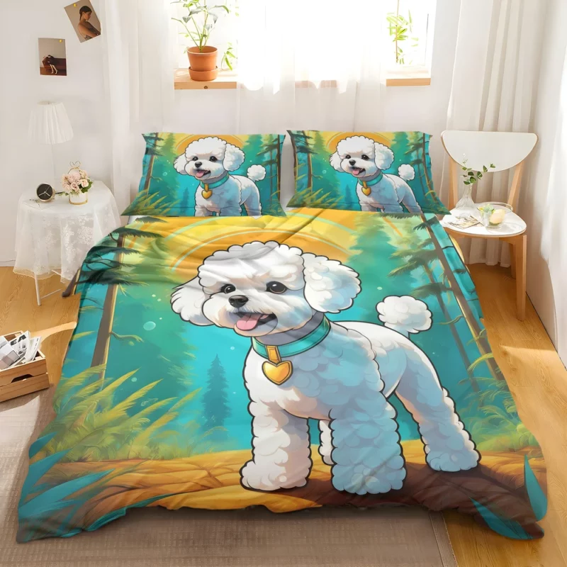 Bichon Frise Dog Versatile Partner Bedding Set 2