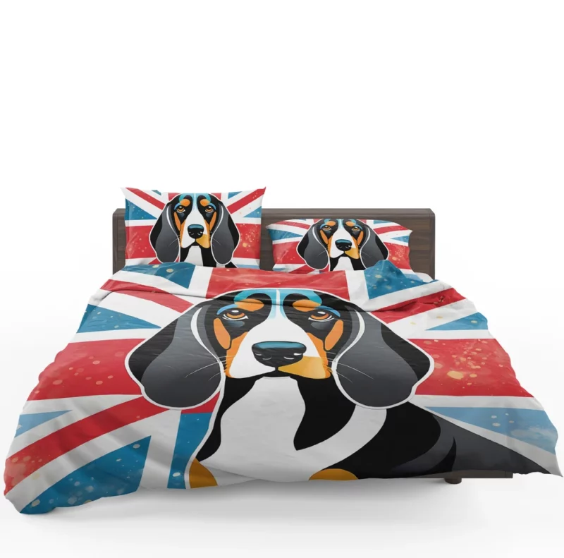 Black and Tan Coonhound Dog Heritage Hound Bedding Set 1