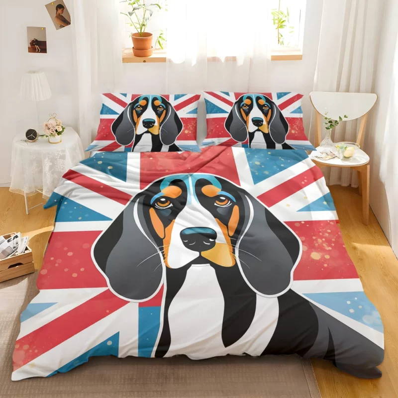 Black and Tan Coonhound Dog Heritage Hound Bedding Set 2