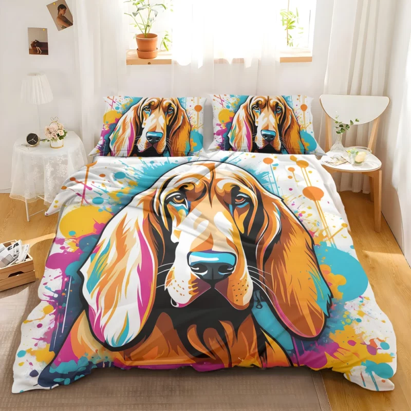 Bloodhound Dog Heritage Tracker Bedding Set 2