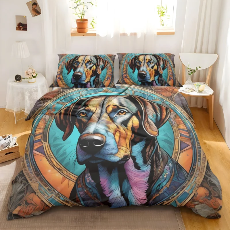 Bold and Loyal Plott Hound Bedding Set 2