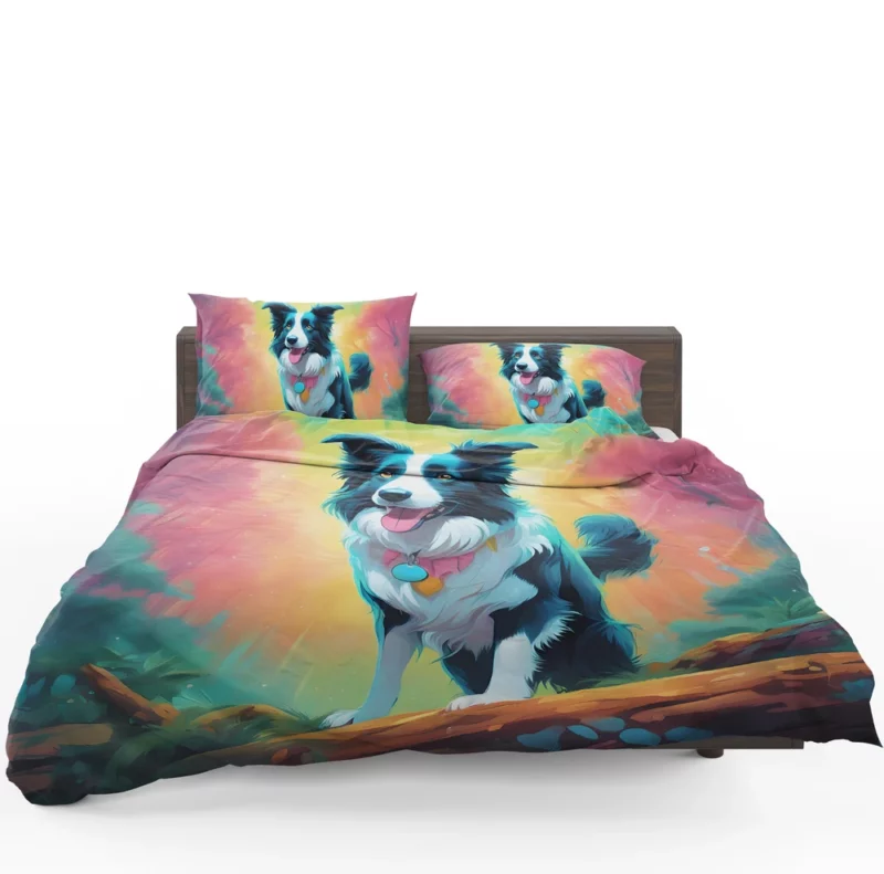 Border Collie Dog Dynamic Explorer Bedding Set 1