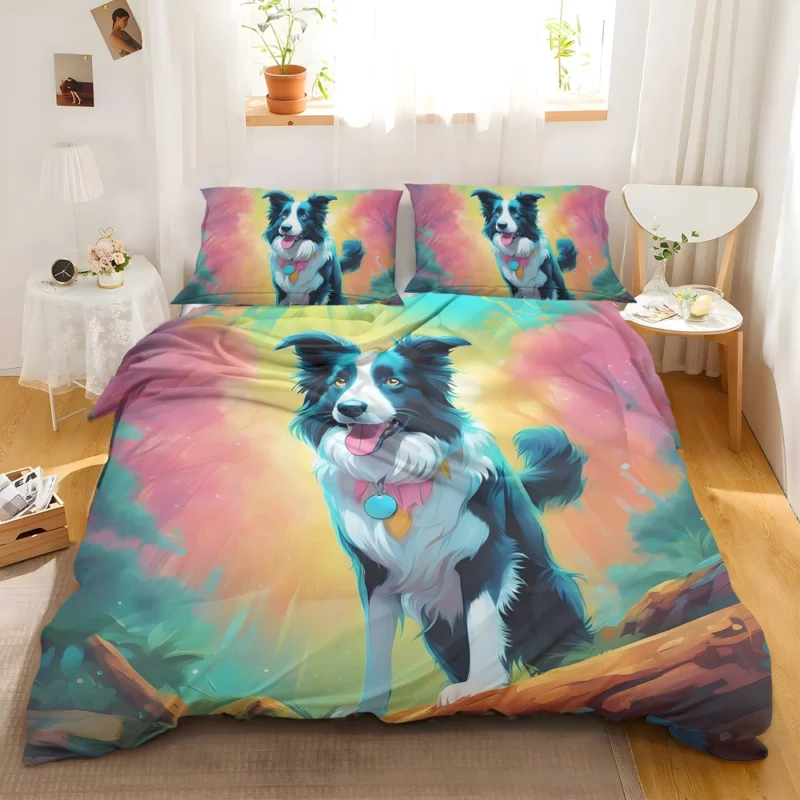 Border Collie Dog Dynamic Explorer Bedding Set 2