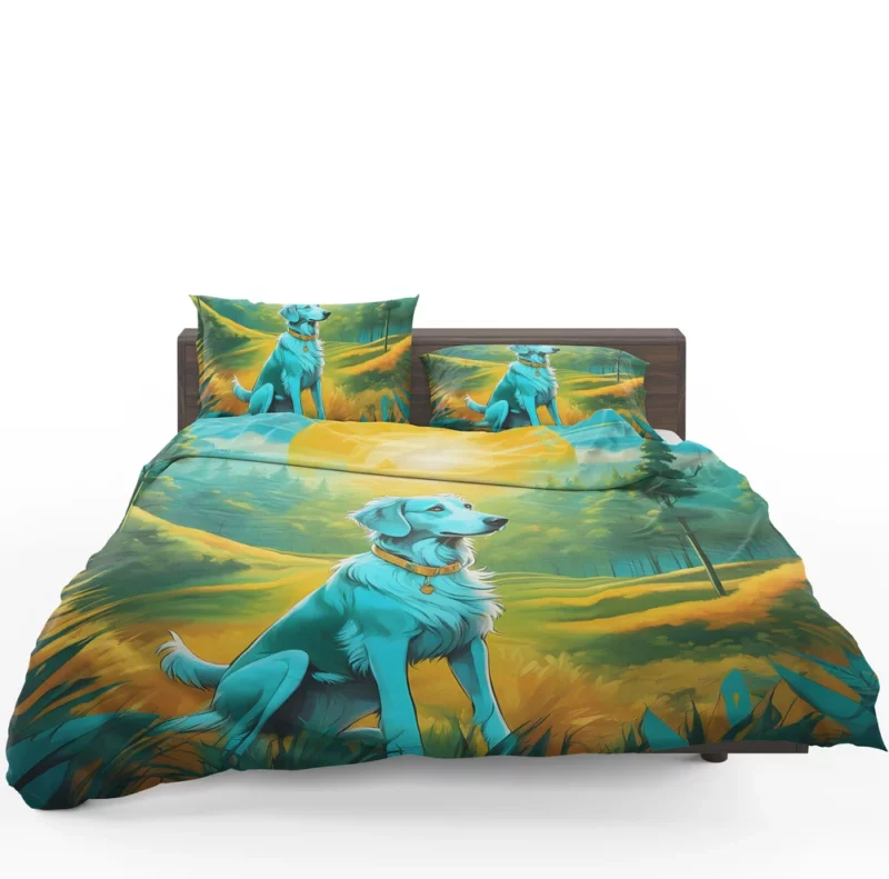 Borzoi Dog Elegant Explorer Bedding Set 1