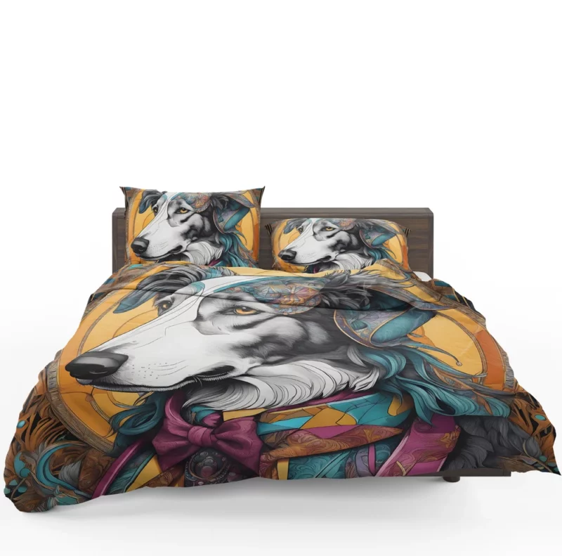 Borzoi Dog Heritage Hound Bedding Set 1