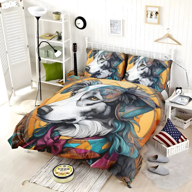 Borzoi Dog Heritage Hound Bedding Set