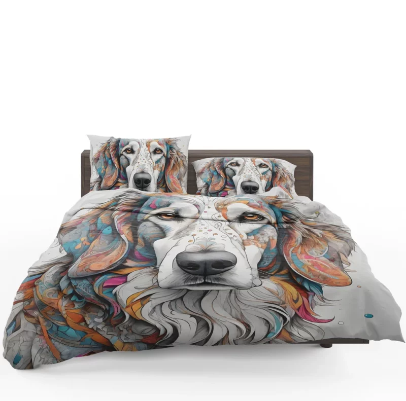 Borzoi Dog Trusty Companion Bedding Set 1