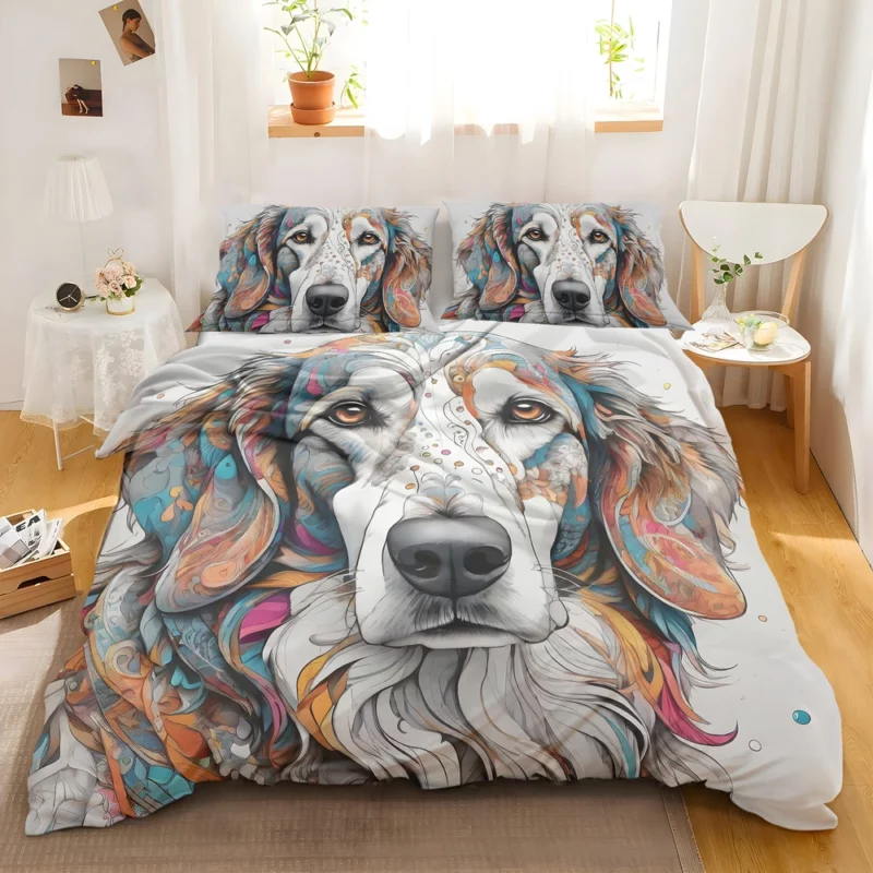 Borzoi Dog Trusty Companion Bedding Set 2