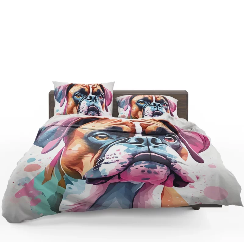 Boxer Dog Loyal Companion Bedding Set 1