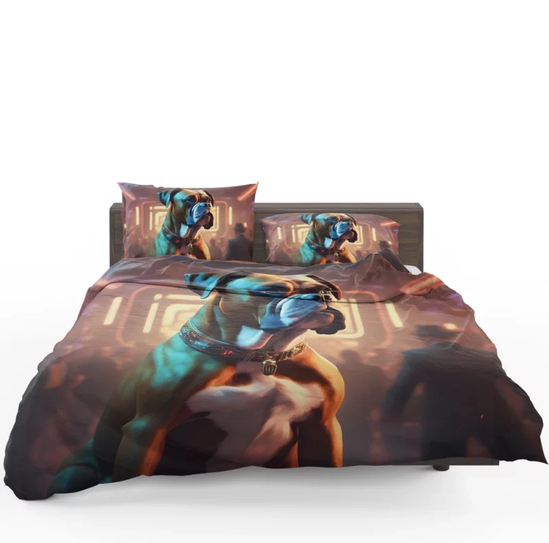 Boxer Dog Trusty Guardian Bedding Set 1