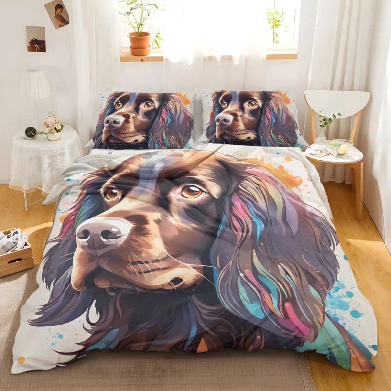 Boykin Spaniel Dog Playful Athlete Bedding Set 2