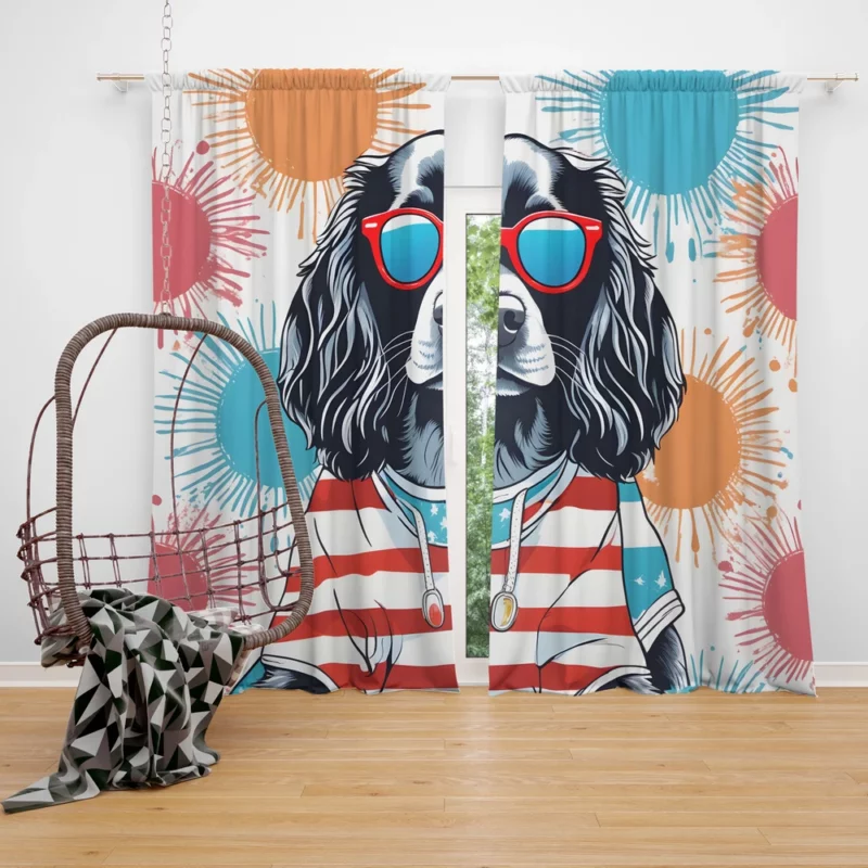 Boykin Spaniel Dog Versatile Partner Curtain