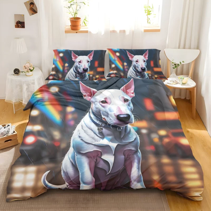 Bull Terrier Dog Dynamic Athlete Bedding Set 2