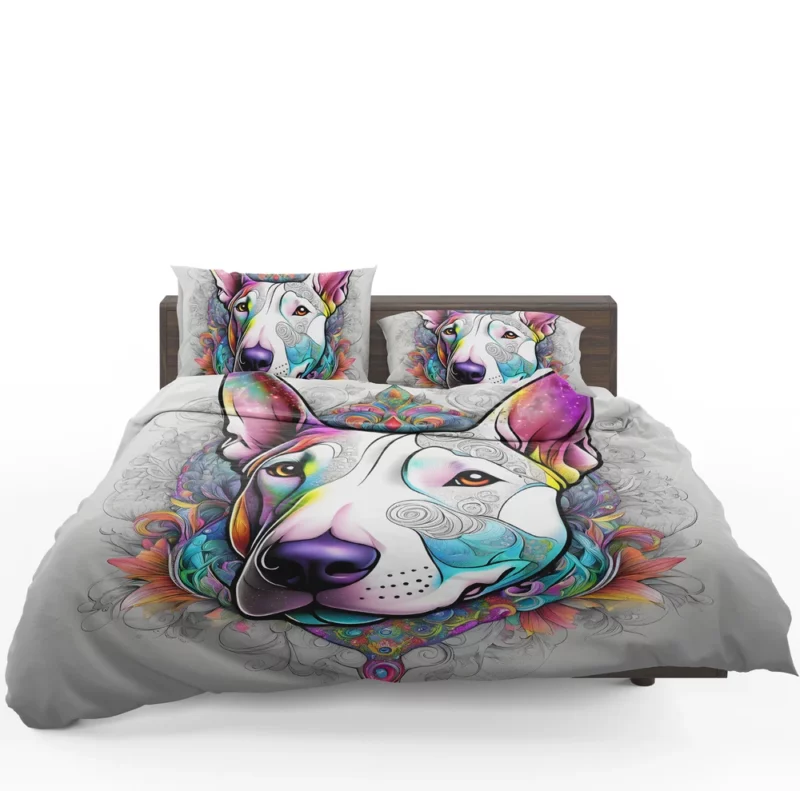 Bull Terrier Dog Elegant Explorer Bedding Set 1