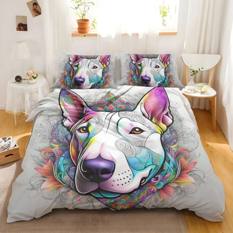 Bull Terrier Dog Elegant Explorer Bedding Set 2