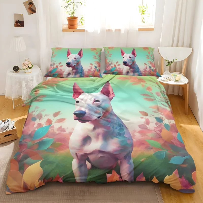 Bull Terrier Dog Energetic Companion Bedding Set 2