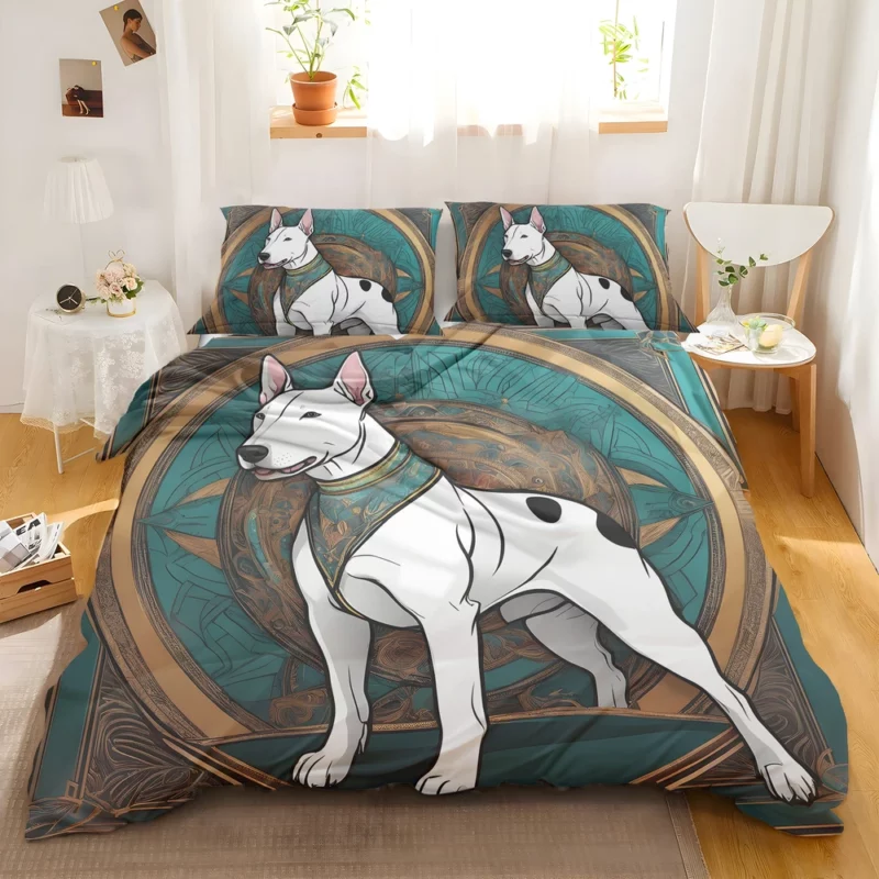 Bull Terrier Dog Graceful Companion Bedding Set 2