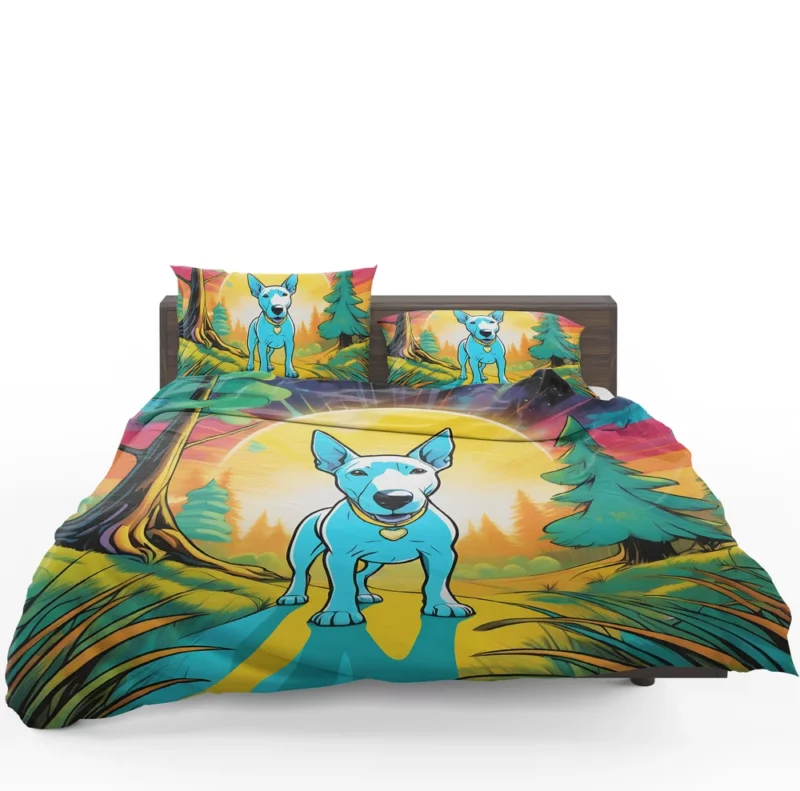 Bull Terrier Dog Heritage Defender Bedding Set 1