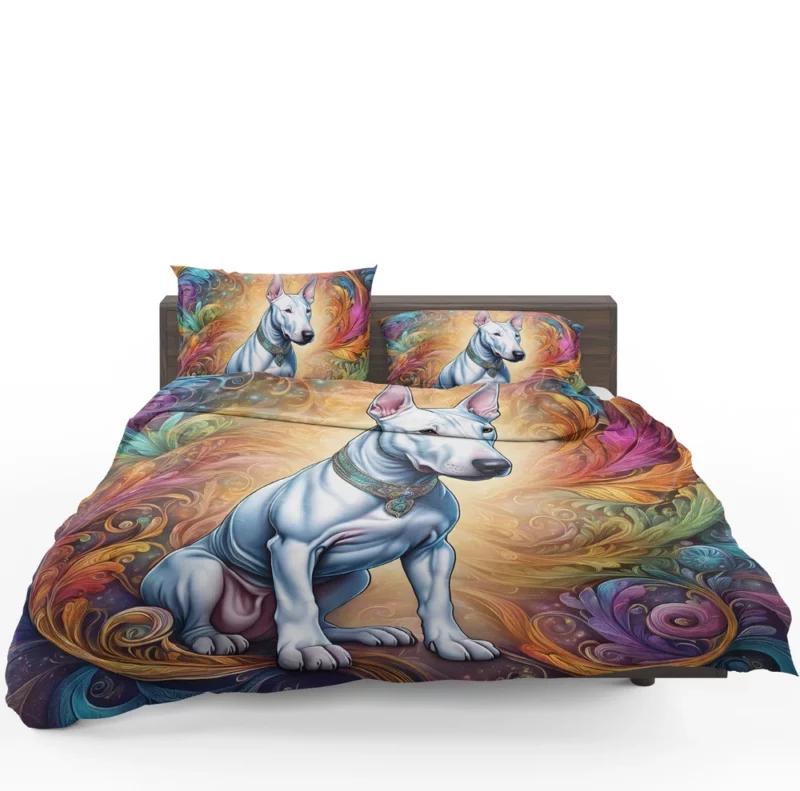 Bull Terrier Dog The Furry Philosopher Bedding Set 1