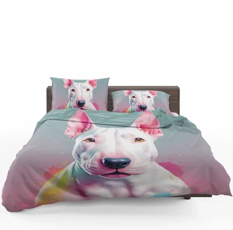 Bull Terrier Dog Trusty Guardian Bedding Set 1