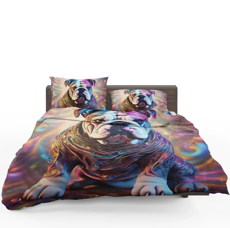 Bulldog Dog Wonders Tenacious Spirit Bedding Set 1