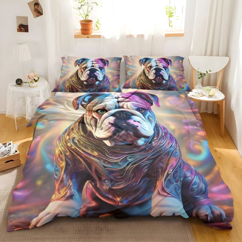 Bulldog Dog Wonders Tenacious Spirit Bedding Set 2