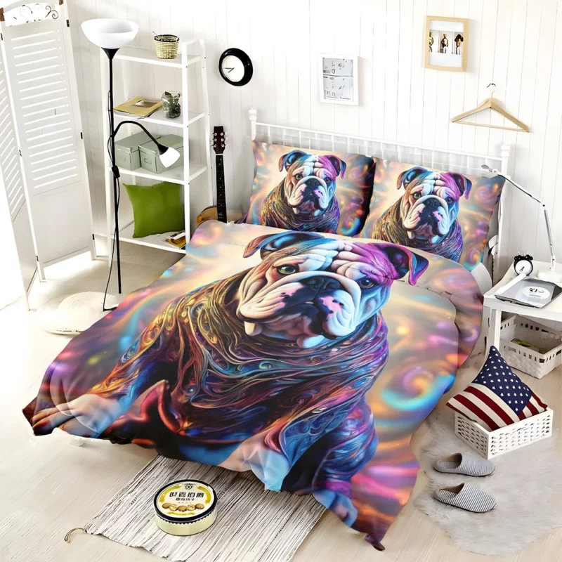 Bulldog Dog Wonders Tenacious Spirit Bedding Set