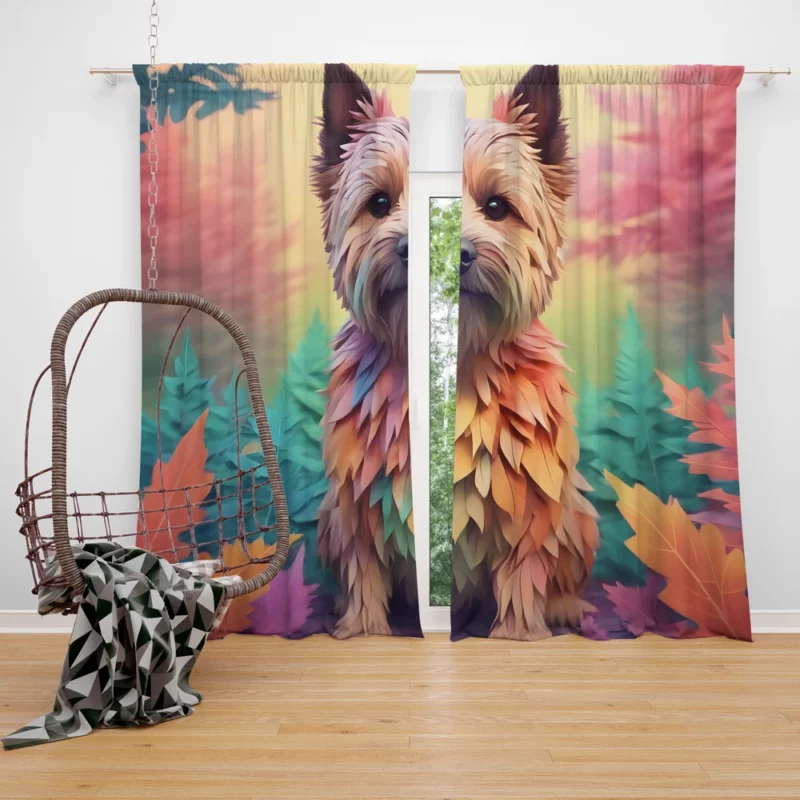 Cairn Terrier Charisma Dog Charm Curtain