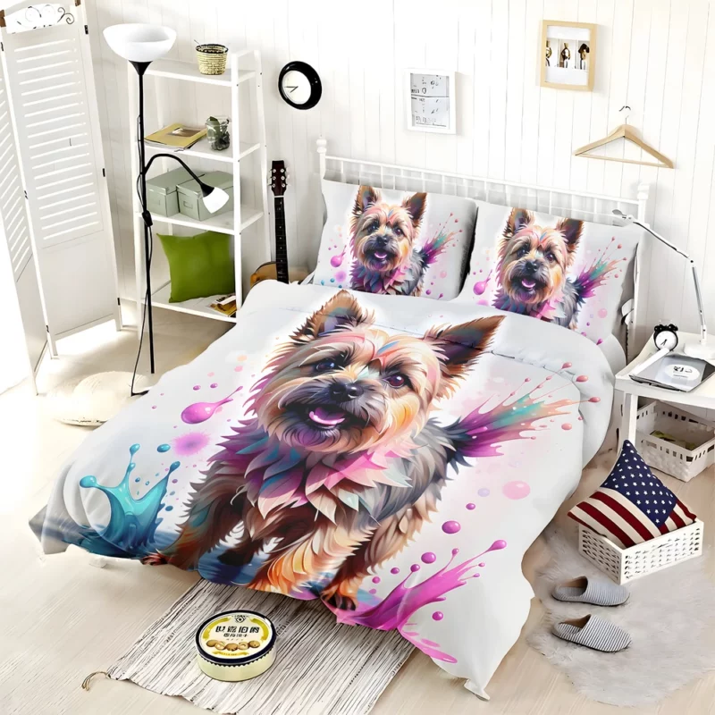 Cairn Terrier Charm Unleashed Dog Delight Bedding Set