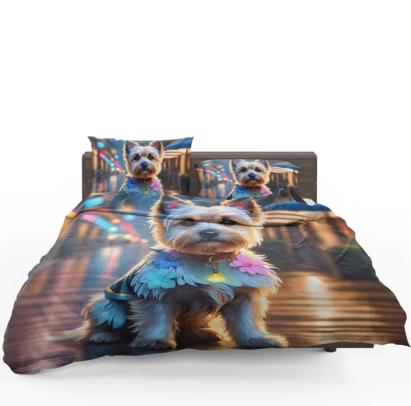 Cairn Terrier Cheerful Dog Essence Bedding Set 1