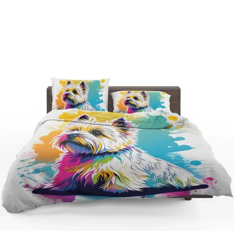 Cairn Terrier Joy Dog Happy Heart Bedding Set 1