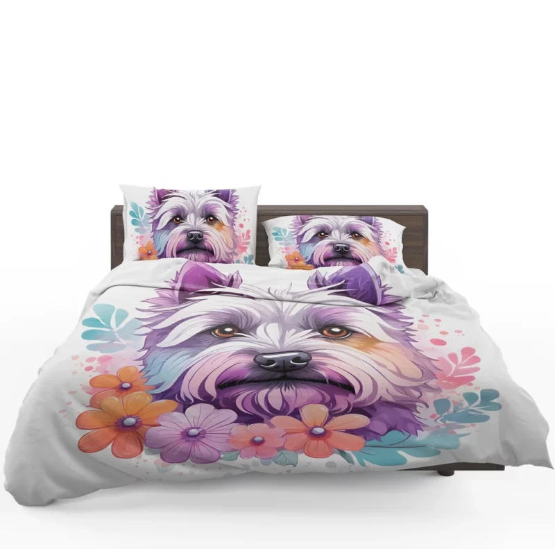 Cairn Terrier Magic Dog Enchantment Bedding Set 1