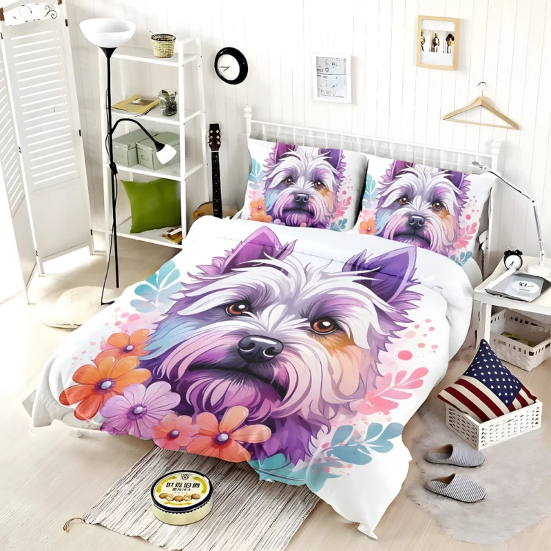 Cairn Terrier Magic Dog Enchantment Bedding Set