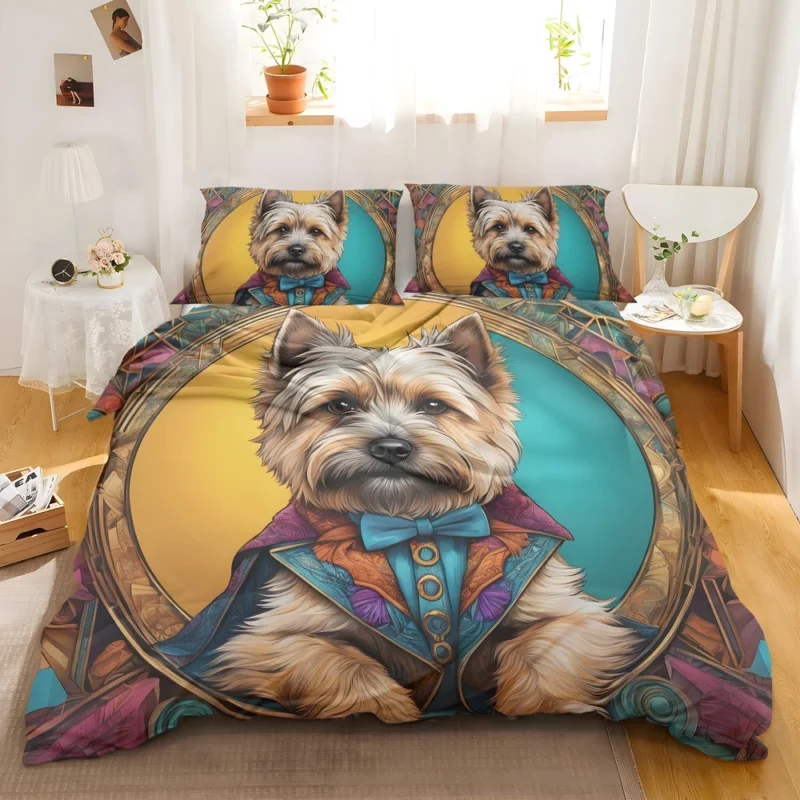 Cairn Terrier Spirit Dog Zestful Energy Bedding Set 2