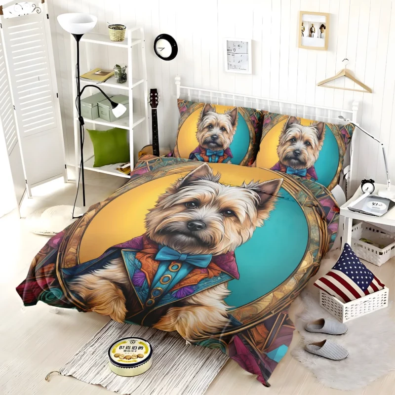 Cairn Terrier Spirit Dog Zestful Energy Bedding Set