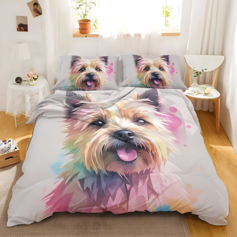 Cairn Terrier Whimsy Dog Playful Presence Bedding Set 2