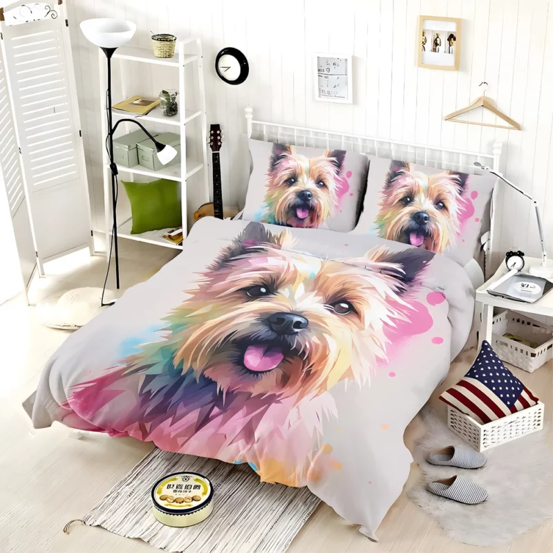 Cairn Terrier Whimsy Dog Playful Presence Bedding Set