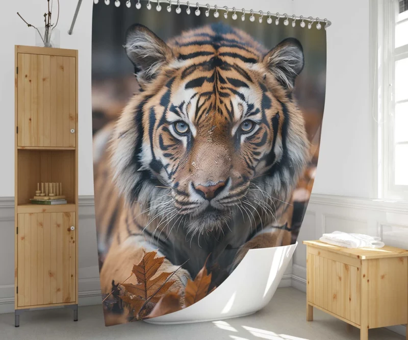 Celebrating the Majesty of Bengal Tigers Shower Curtain 1