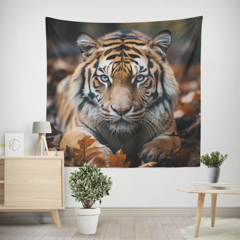 Celebrating the Majesty of Bengal Tigers Wall Tapestry