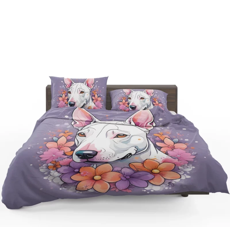 Charming Bull Terrier Dog Charm Bedding Set 1