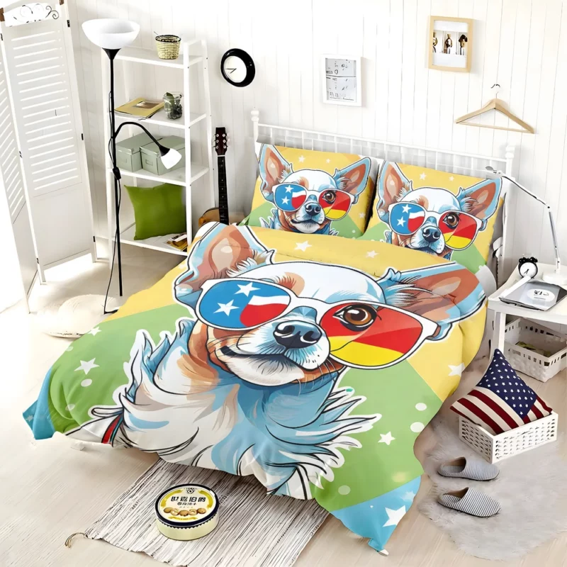 Charming Companion Russian Toy Terrier Dog Bedding Set