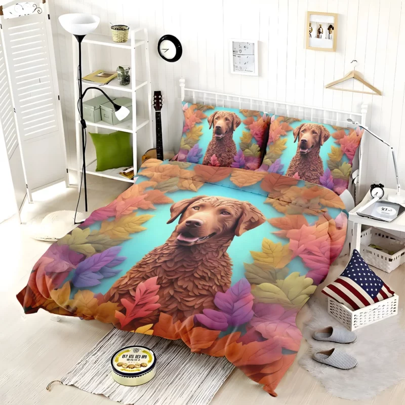 Chesapeake Bay Charm Dog Retrieving Spirit Bedding Set