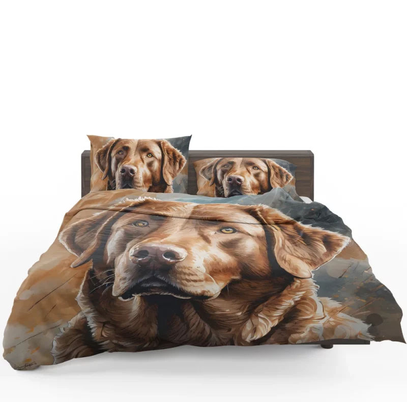 Chesapeake Bay Retriever Athletic Prowess Bedding Set 1